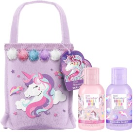Baylis & Harding Dárkový set tělové kosmetiky v taštičce Unicorn, fialová barva, plast, textil