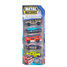 Metal Machines City force Sada aut 5 ks - Sparkys