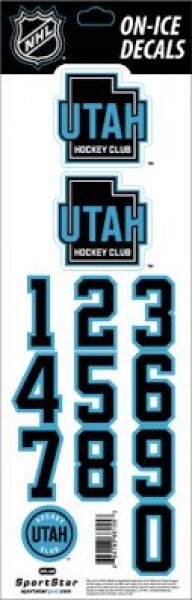 Sport Star Samolepky na helmu Utah Mammoth NHL Decals