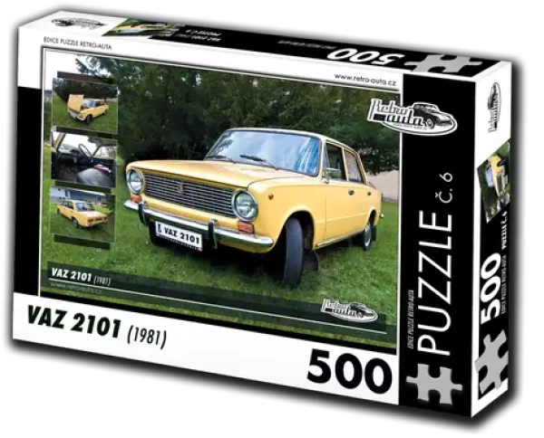 RETRO-AUTA Puzzle č. 6 VAZ 2101 (1981)
