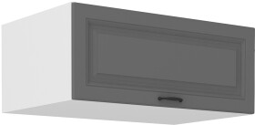 Horní skříňka Stilo 80 NAGU-36 1F Barva korpusu: Bílá, Barva dvířek: Dust Grey