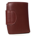 Menší dámská kožená peněženka Laura červená