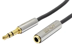 Cromo Jack 3,5 mm / Prodlužovací kabel / Jack 3,5 mm (M) - Jack 3,5 mm (F) / 1 m (35327)