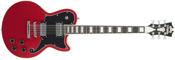 D'Angelico Single Cutaway Solid Body Oxblood