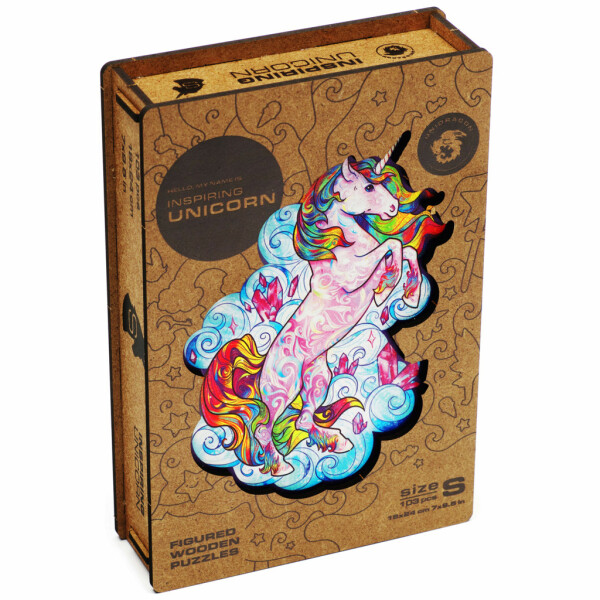UNIDRAGON fdřevěné puzzle JEDNOROŽEC velikost S (18x24cm) - EPEE Merch – Craft Buddy