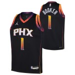 Dětský dres Phoenix Suns NBA Devin Booker #1 Jordan Swingman Černá (YOUTH)