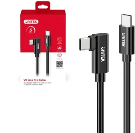 Unitek C14094ABK01-5M černá / Kabel USB-C / USB-C (M) - USB-C (M) / 5 m (C14094ABK01-5M)