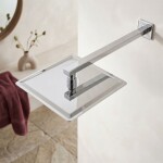 REA - Čtvercová hlavová sprcha JS-P015 25cm Chrome REA-P0609