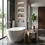 REA - Volně stojící baterie Clif Brush Nickel REA-B7500