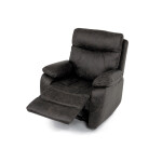 TV a relaxační křeslo s elektrickým ovládáním, potah coffee látka v dekoru vintage, 1 motor 240V