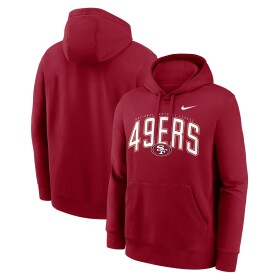 Nike Pánská mikina San Francisco 49ers NFL Club Expect Victory Hoodie Velikost: XL