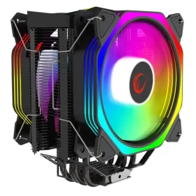 Rampage Octagon C60 černá / 2x 120mm / TDP 180W / 29 dB @ 1800 RPM / 57 CFM / Intel + AMD (OCTAGONC60-BLACK)