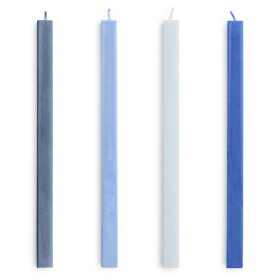 HAY Svíčky Square Candle set 4ks, blues