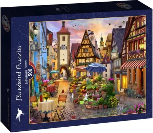 BLUEBIRD Puzzle Bavorské město