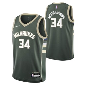 Nike Dětský dres Milwaukee Bucks NBA Giannis Antetokounmpo #34 Swingman Zelená (YOUTH)