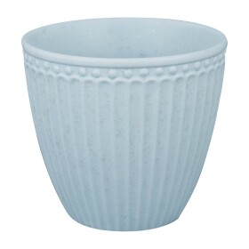 GREEN GATE Latte cup Alice Ice Blue 300 ml, modrá barva, keramika