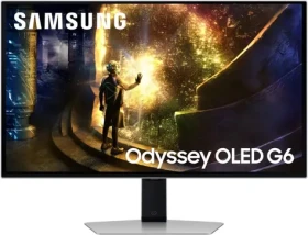 27" Samsung Odyssey OLED G6 stříbrná / Monitor / OLED / QHD 2560x1440 / 240Hz / HDR10 / HDMI + DP (LS27DG612SUXEN)