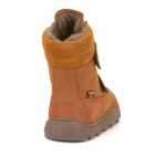 Dětské zimní barefoot boty ZERU TEX WINTER Cognac, Froddo, G3160240-2, hnědá - 31