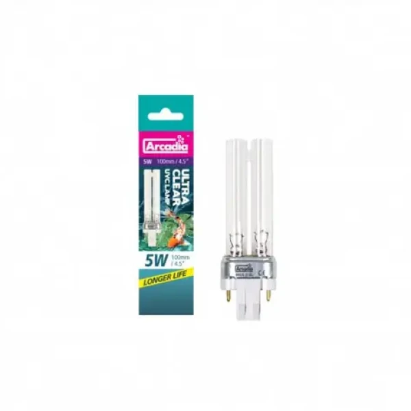 Arcadia Compact Ultra Clear UVC 5W G23 100mm (FP-FFGC05)