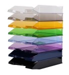 Odkládací zásuvka VICTORIA - transparentní fialová