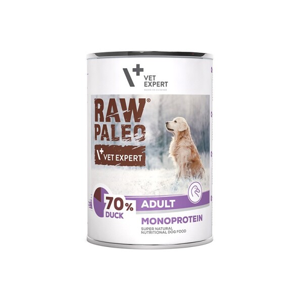 Konzerva Raw Paleo Adult Duck (Kachní) Hmotnost: 800g