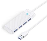 Orico PAPW4A-U3 bílá / USB hub / 4x USB-A 3.0 / kabel 0,15 m
