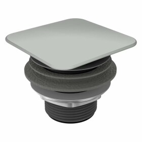 Kaldewei neuzavíratelný odtokový ventil se smaltovaným krytem odtoku cool grey 30 905900000663 905900000663