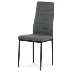 Jídelní set s 4 židlemi, 130x70x76cm, keramika, mramor, ASE-1004 GREY2
