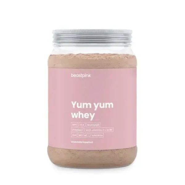 Yum Yum Whey - BeastPink (čokoláda lískový oříšek, 500 g) (28936-8-500g-chocolatehazelnut)