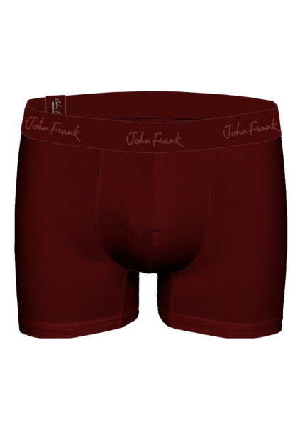 Pánské boxerky John Frank JFBMOD10 Bordó XL