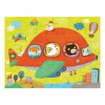 Mudpuppy Puzzle na cesty - Letadlo (36 dílků)