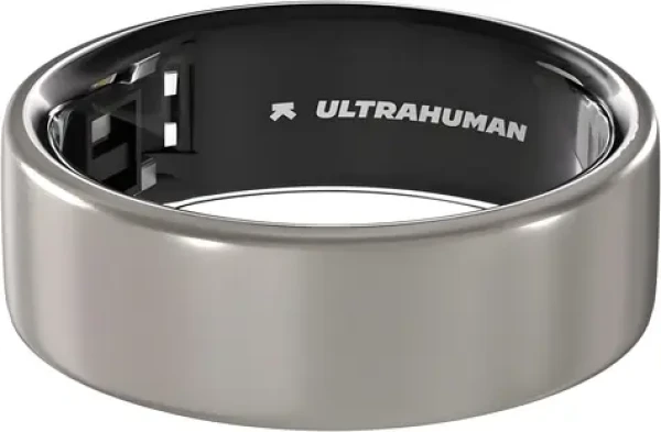 Ultrahuman Ring Air Raw Titanium vel. 7 / Chytrý prsten (UHRA-RT-07)