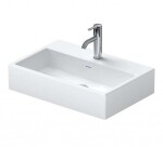 DURAVIT - Vero Air Umyvadlo nábytkové 60x40 cm, bez přepadu, otvor pro baterii, WonderGliss, bílá 23686000711