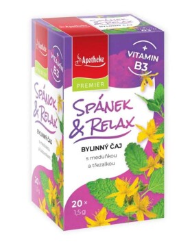 Apotheke čaj Spánek a relax vit. B3 20x1,5g