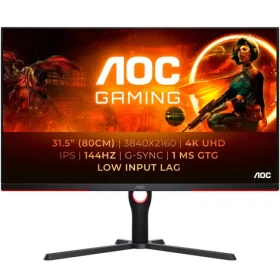 31.5" AOC Gaming U32G3X/BK černá / IPS / 3840 x 2160 / 1ms / 1000:1 / 400cd-m2 / HDMI + DP / VESA (U32G3X/BK)