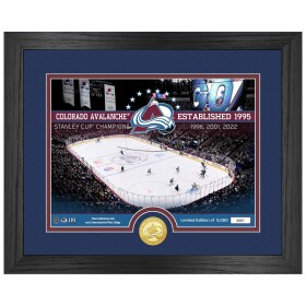 Obraz Colorado Avalanche NHL 3-Time Stanley Cup Champions Bronze Coin