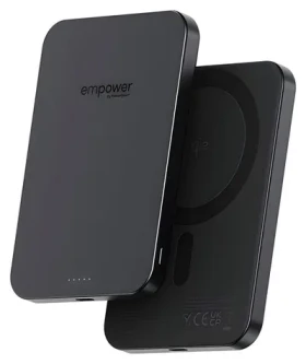 PanzerGlass empower Qi2 5000 mAh černá / Powerbanka / bezdrátové nabíjení (EM78115)