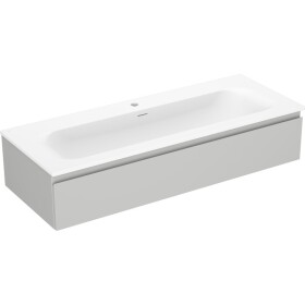MEXEN/S - Orio koupelnová skříňka 120 cm s umyvadlem Vela, 1 šuplík, šedá mat/bílá mat 91A10-12023-1-BF62-W23M01
