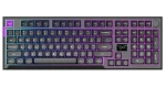 PREYON Silent Claw Red šedá / herní bezdrátová klávesnice / mechanická / Gateron Red Pro / USB+2.4GHz+BT / US (PSCR105B)