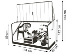 Trimetals Storeguard 88x194x112 cm antracit