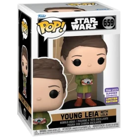 Funko Pop! Movie: Star Wars - Young Leia with Lola San Diego Comic Con Shared Exclusives