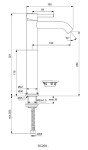 IDEAL STANDARD - CeraLine Umyvadlová baterie, černá BC269XG