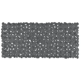 Spirella RIVERSTONE tmavě šedá / Protiskluzová podložka do vany / PVC / 75 x 36 cm
