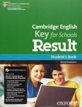 Cambridge English Key for Schools Result Student´s Book with Online Practice - Jenny Quintana