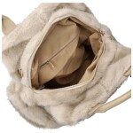 Módní dámská kabelka do ruky Máia, světle béžová