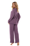 L&L 2414 long/r Domácí oblečení S-XL set ametyst XL