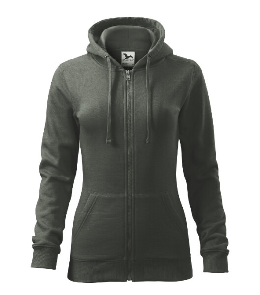Trendy Zipper mikina dámská tmavá břidlice M