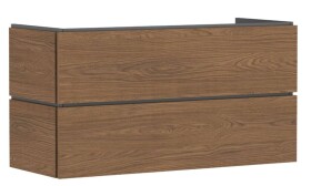 HANSGROHE - Xilesa E Umyvadlová skříňka, 62x118x47 cm, 2 zásuvky, kašmírový dub 54264550