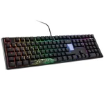 Ducky One 3 Classic Cherry MX-Red černá / herní klávesnice / podsvícená / mechanická / drátová USB-C / DE (DKON2108ST-RDEPDCLAWSC1)