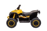 Mamido Dětská elektrická čtyřkolka XC-sport 2x45W žlutá